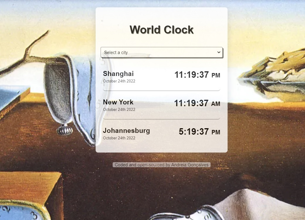 World Clock Project