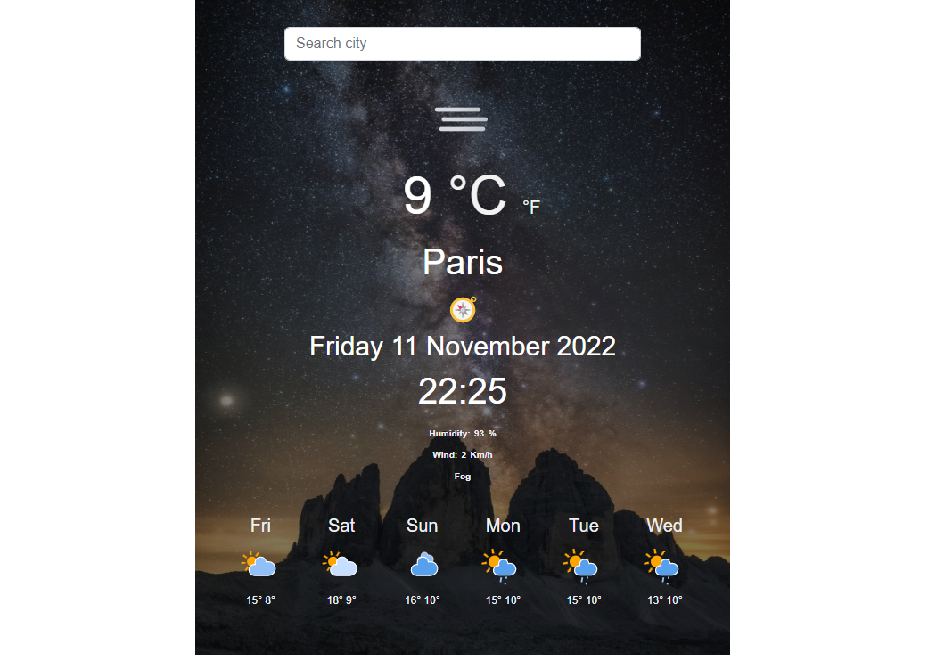 Weather App Project